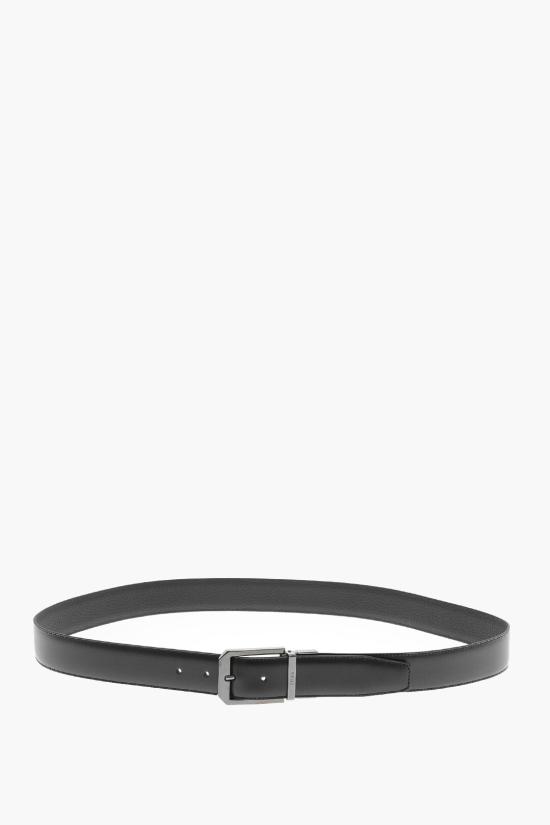  에르메네질도제냐 가죽 벨트 B011RZ LHAVG TBT Black - ERMENEGILDO ZEGNA