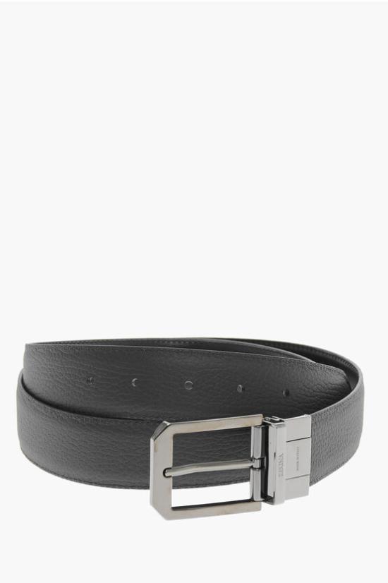  에르메네질도제냐 가죽 벨트 B011RZ LHAVG TBT Black - ERMENEGILDO ZEGNA