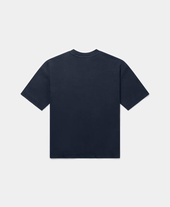  데일리 페이퍼 반팔 티셔츠 ROSIE 2321198 BLUE - DAILY PAPER