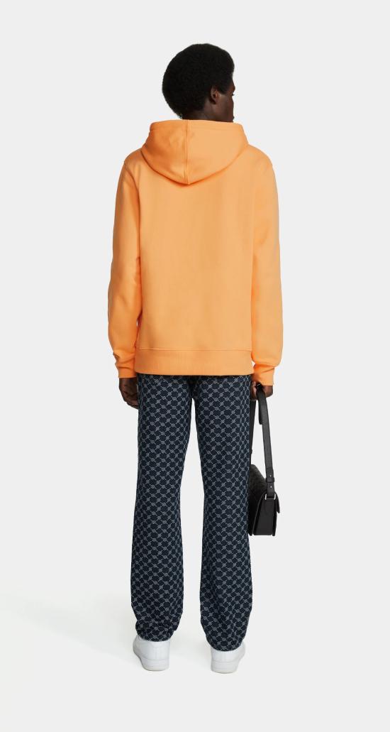  데일리 페이퍼 후드 티셔츠 RIVO 2321104 TANGERINE ORANGE - DAILY PAPER