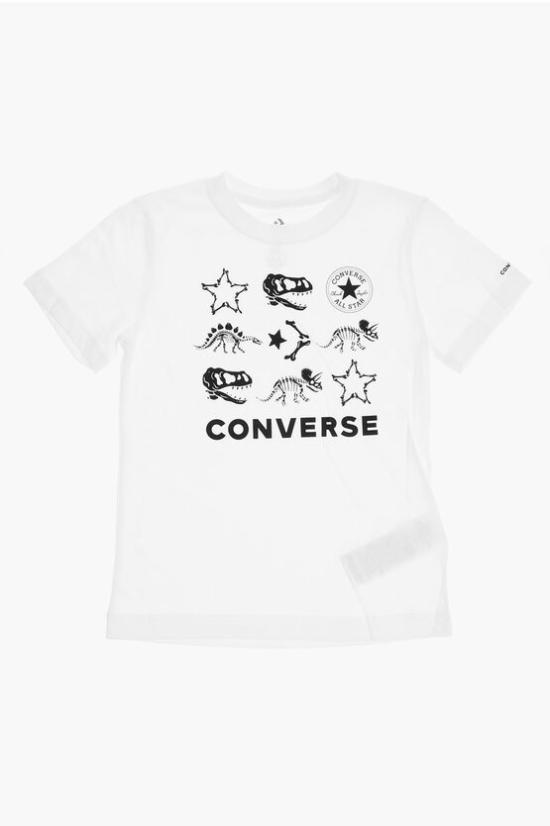  [키즈] 컨버스 스트레이트 팬츠 8CD899 X7B Beige Bianco e Nero - CONVERSE
