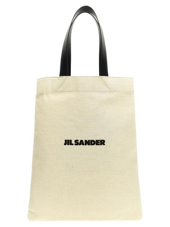 26FW 질샌더 토트백 J07WC0023P4917280 White Black