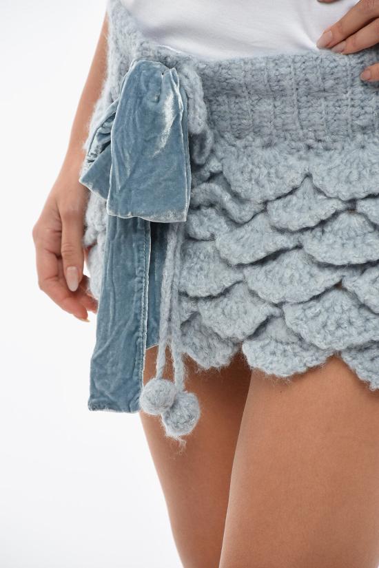  마티미 숏 스커트 CAMILWO LB Light blue - MATIMI