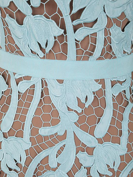  셀프 포트레이트 롱 원피스 RS24 181M BL BLUE - SELF PORTRAIT