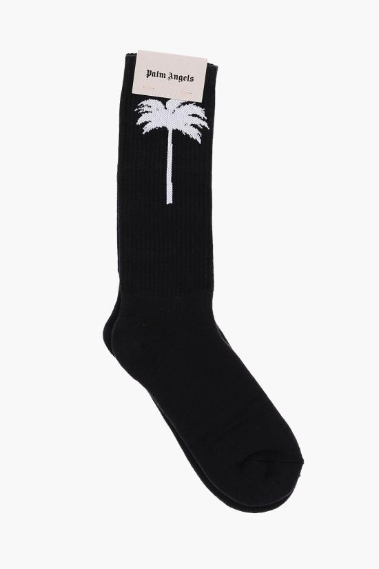  팜앤젤스 양말 PMRA001F22FAB0028484 Nero Bianco e - PALM ANGELS
