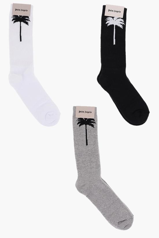  팜앤젤스 양말 PMRA001F22FAB0028484 Nero Bianco e