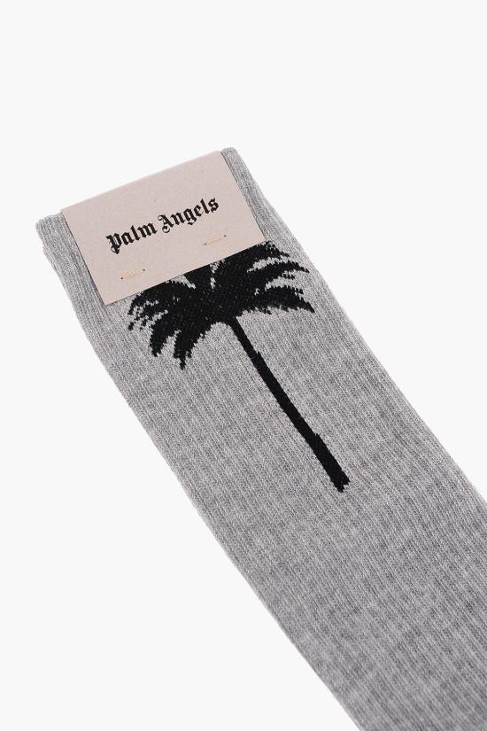  팜앤젤스 양말 PMRA001F22FAB0028484 Nero Bianco e - PALM ANGELS