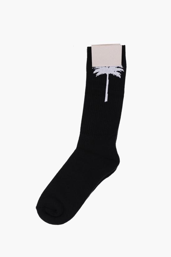  팜앤젤스 양말 PMRA001F22FAB0028484 Nero Bianco e - PALM ANGELS