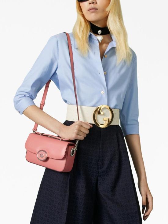  구찌 쁘띠 GG 미니 숄더백 739722AABSG 6701 Pink - GUCCI