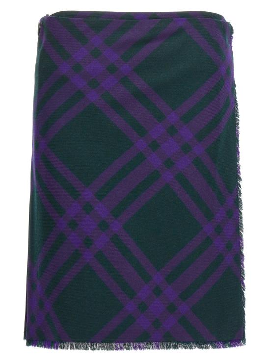  버버리 숏 스커트 8078013DEEPROYAL Multicolor