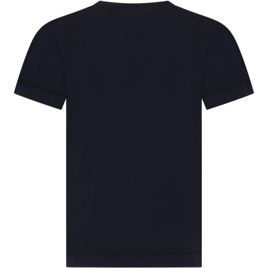 25FW [키즈] 스톤 아일랜드 티셔츠 801620147 V0020 BLUE - STONE ISLAND