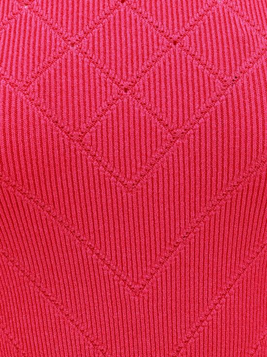  발망 바디수트 티셔츠 CF1BG240KF53 4DK Pink - BALMAIN