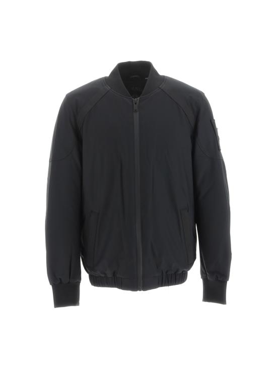  무스너클 / 남성 로고 패치 디테일 봄버 자켓 M13MB005 000 292 black  BPG