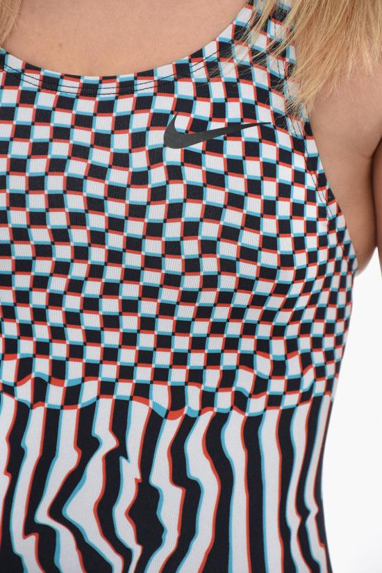  나이키 원피스 수영복 NESSD006 011 Black White - NIKE