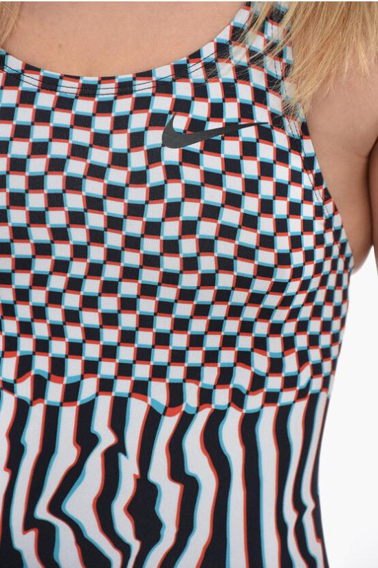  나이키 원피스 수영복 NESSD006 011 Black White - NIKE