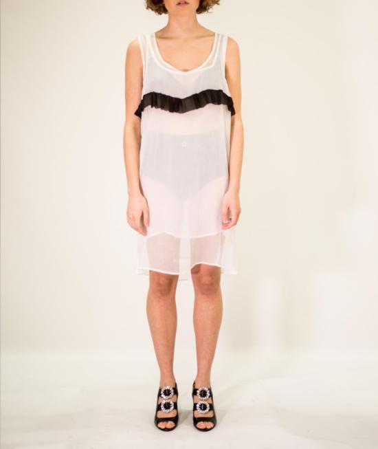  라 로즈 미디 숏 원피스 24501070WHBLK