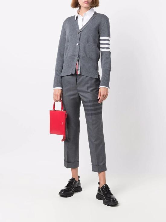 24FW 톰브라운 스트레이트 스트레이트 팬츠 FTC392A04346 035 GREY - THOM BROWNE