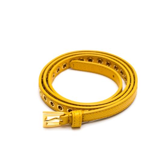 26FW 프라다 슬림 벨트 1JC1982EH8F0506 yellow - PRADA