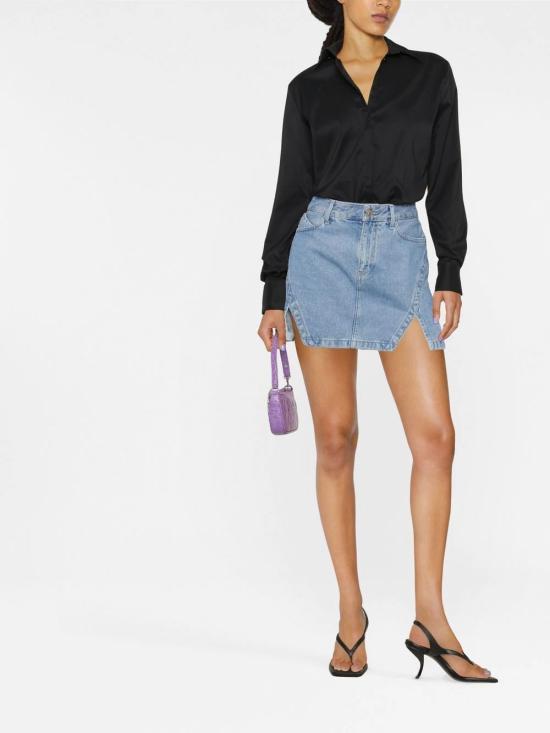 25FW 월포드 긴팔 티셔츠 79211 BLACK - WOLFORD