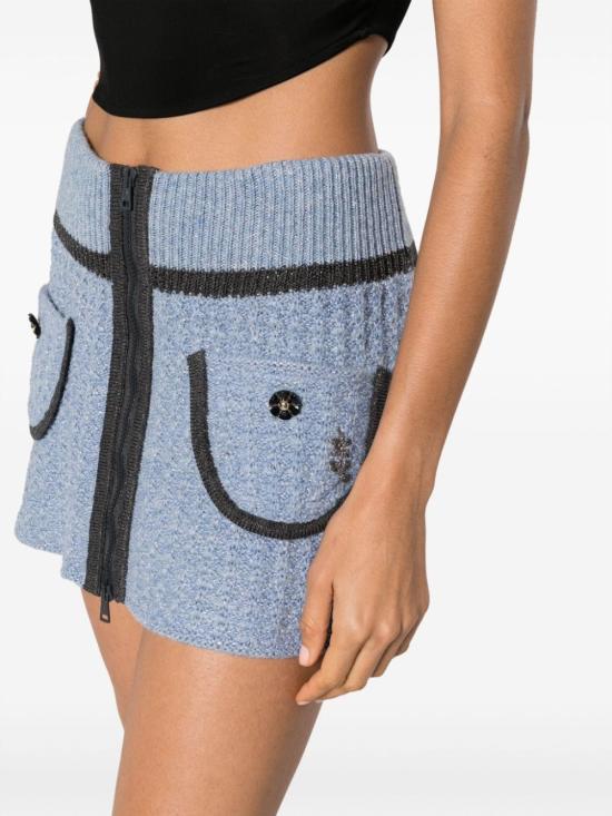  코르미오 숏 스커트 ANNA BLUE PERVINCA - CORMIO