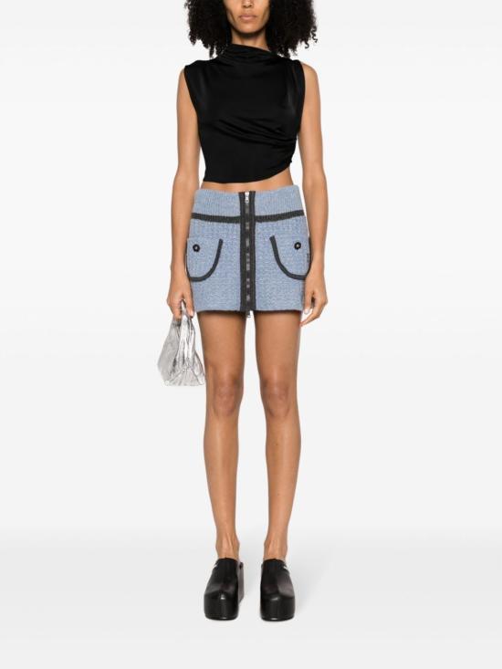  코르미오 숏 스커트 ANNA BLUE PERVINCA - CORMIO