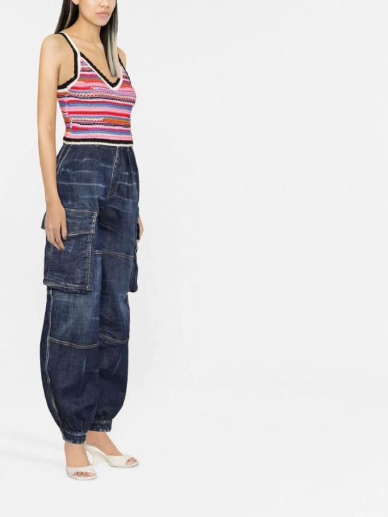  디스퀘어드2 민소매 티셔츠 S75HA1142S18043961 MULTICOLOR - DSQUARED2