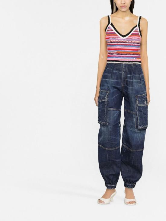  디스퀘어드2 민소매 티셔츠 S75HA1142S18043961 MULTICOLOR - DSQUARED2