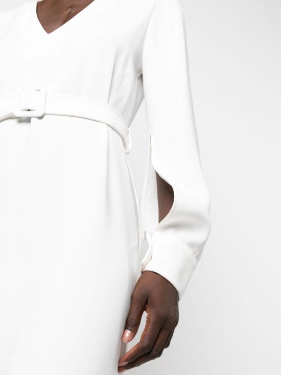  파로쉬 미디 원피스 D725218POKER 002 WHITE - PAROSH