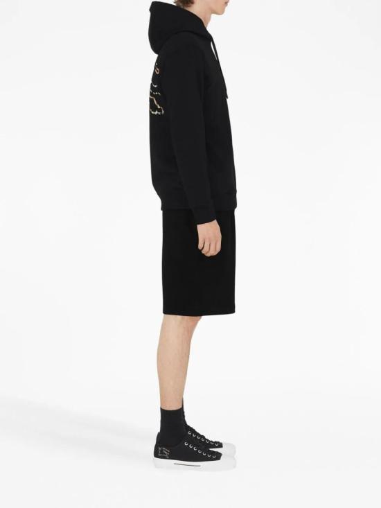 25SS 버버리 후드 티셔츠 8072713 A1189 BLACK - BURBERRY