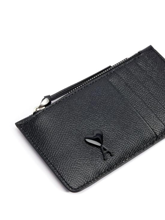 25FW 아미 카드지갑 USL100AL0036 WOOL TRICONTINE BLACK - AMI