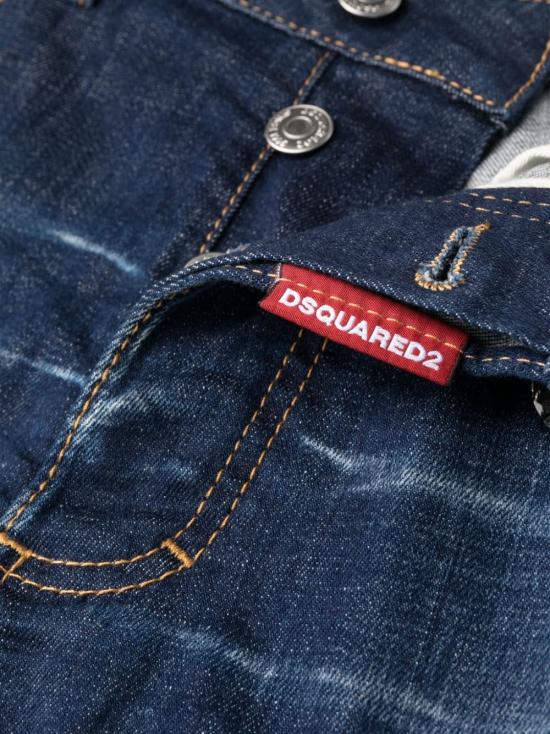  디스퀘어드2 데님 스트레이트 팬츠 스트레이트 팬츠 S75LB0833S30342 470 NAVY BLUE - DSQUARED2