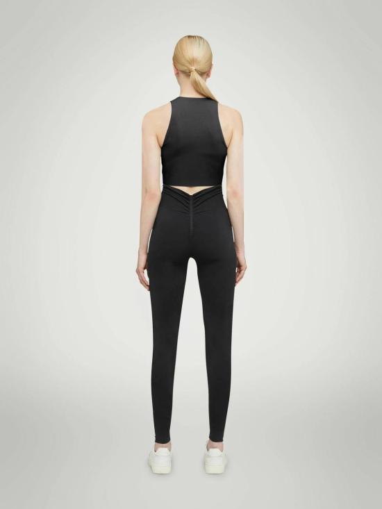 25FW 월포드 민소매 티셔츠 57160 BLACK - WOLFORD