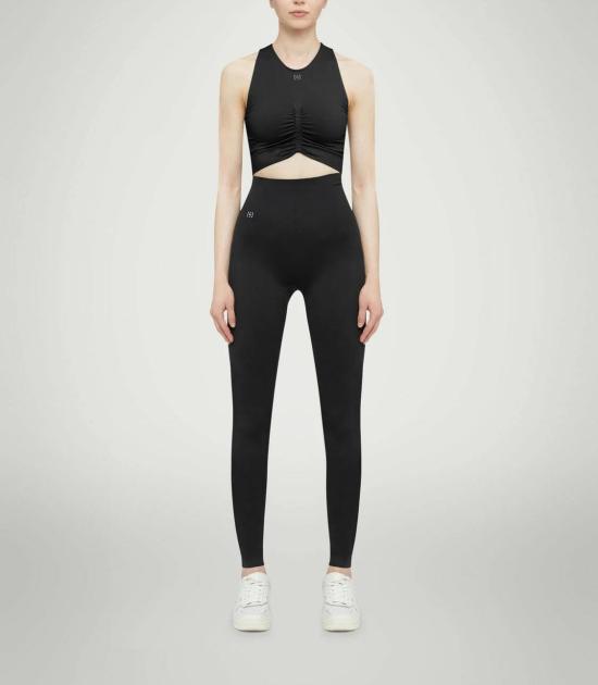 25FW 월포드 민소매 티셔츠 57160 BLACK - WOLFORD