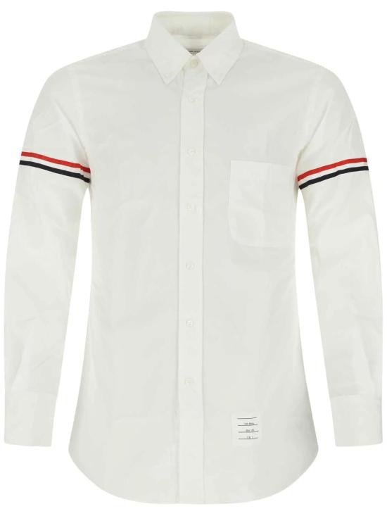 26SS 톰브라운 클래식 포플린 암밴드 셔츠 MWL150E03113 100