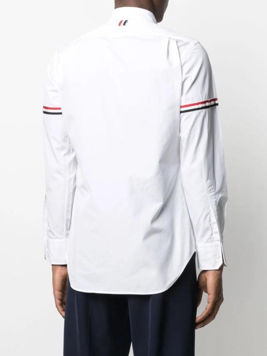 26SS 톰브라운 클래식 포플린 암밴드 셔츠 MWL150E03113 100 - THOM BROWNE