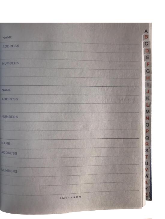  스미스슨 다이어리 1011493 - SMYTHSON