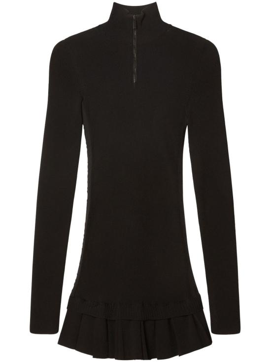  오프화이트 숏 원피스 OWHI104F23KNI001 BLACK