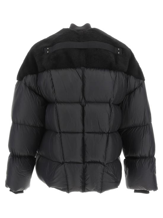  릭 오웬스 / 남성 플라이트 시어링 봄버 숏패딩 RU02C7788 LSHON3 09 BLACK BPG - RICK OWENS