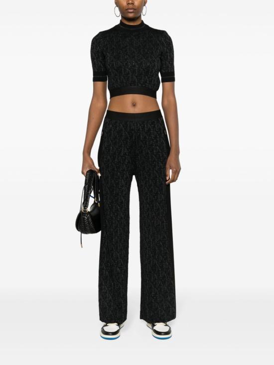  팜앤젤스 스트레이트 스트레이트 팬츠 PWHG027R24KNI001 1010 BLACK BLACK - PALM ANGELS