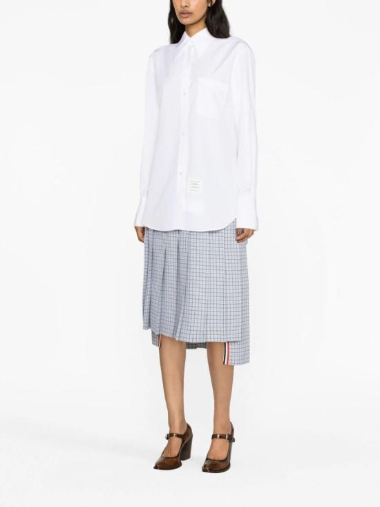  톰브라운 셔츠 FLL169A 03113 100 WHITE - THOM BROWNE