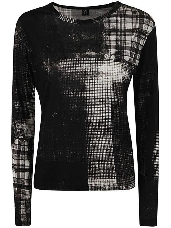  와이쓰리 긴팔 티셔츠 YY T05 671 1 OFF WHITE