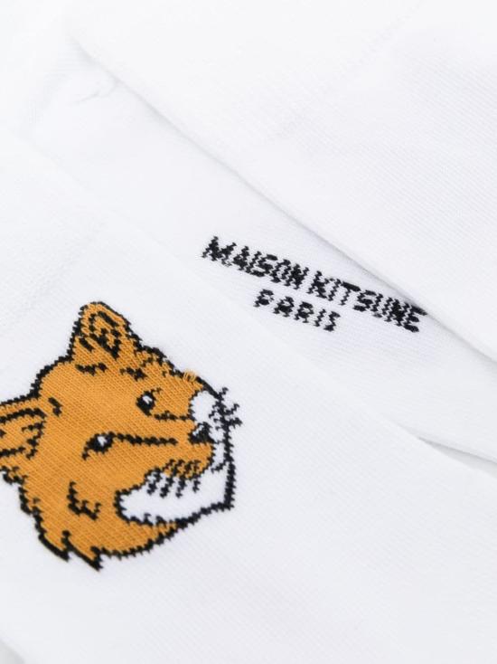  메종키츠네 양말 LM06408KT0010 WHITE - MAISON KITSUNE