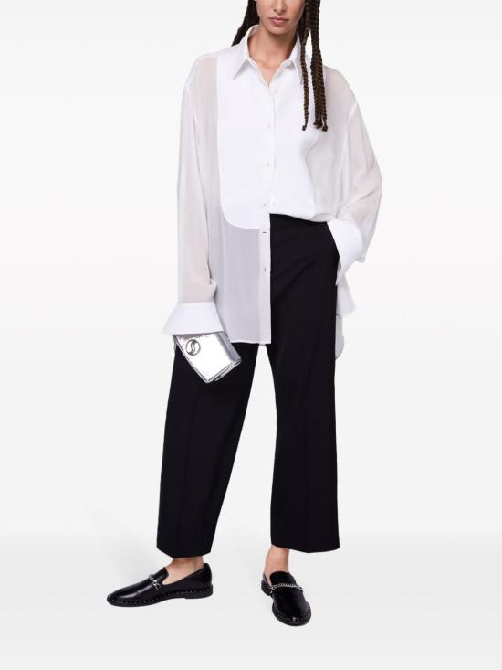  스텔라 맥카트니 스트레이트 숏팬츠 6401373CU704 1000 BLACK - STELLA MCCARTNEY