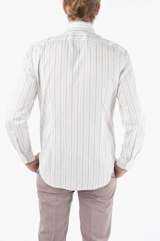  꼬르넬리아니 긴팔 셔츠 85P102 0111308 081 White - CORNELIANI
