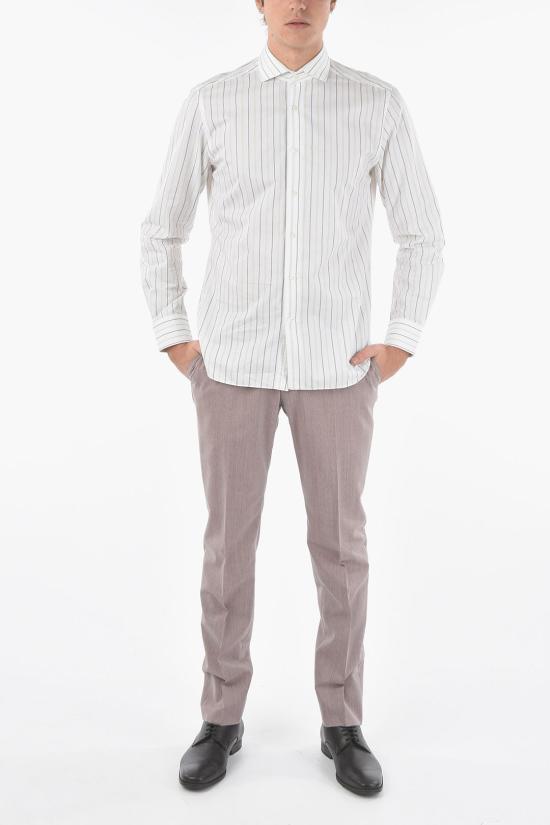  꼬르넬리아니 긴팔 셔츠 85P102 0111308 081 White - CORNELIANI