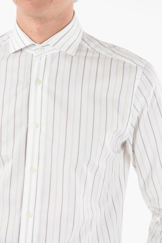  꼬르넬리아니 긴팔 셔츠 85P102 0111308 081 White - CORNELIANI
