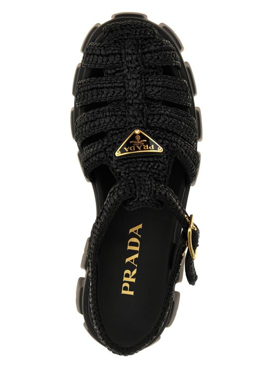26SS 프라다 샌들 1X138NF0553L8WF0002 Black - PRADA