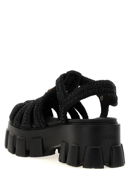 26SS 프라다 샌들 1X138NF0553L8WF0002 Black - PRADA