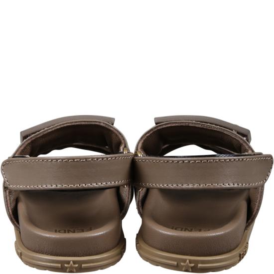  [키즈] 펜디 샌들 JMR456 ALJK F1NK8 BROWN - FENDI