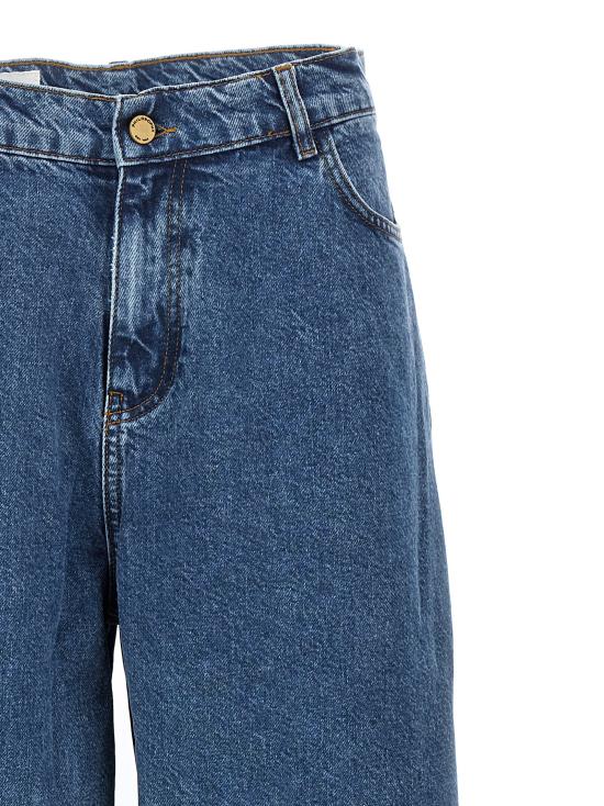  필로소피 / 여성 디 로렌조 세라피니 데님 스트레이트 팬츠 스트레이트 팬츠 A030107300295 Blue BPG - PHILOSOPHY